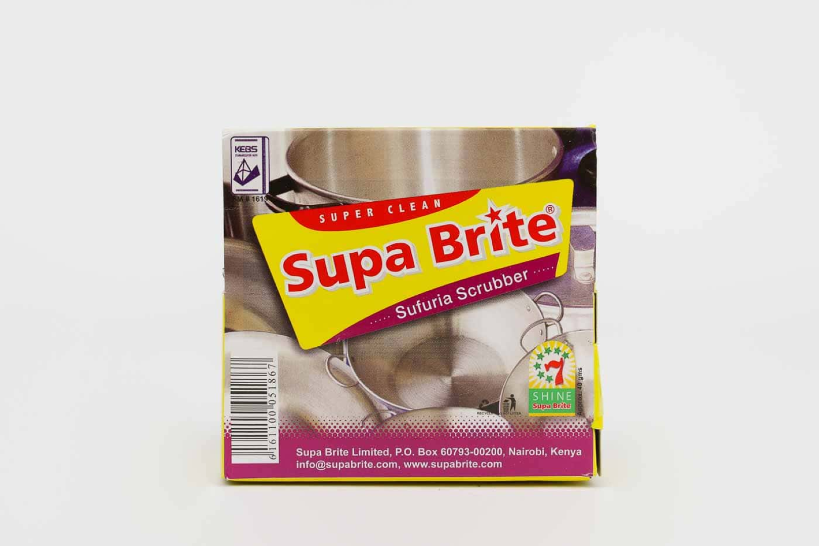 SUPA BRITE SUFURIA SCRUBBER 1 PK